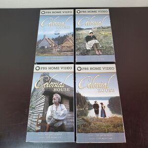 Colonial House VHS Set Of 4 (2004, PBS) Episodes 1-8, Historical, UNTESTED